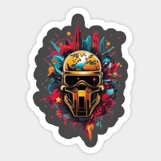 World Warrior Sticker